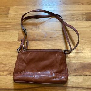 Margot Small Crossbody Leather Brown Multipocket Soft Leather READ*